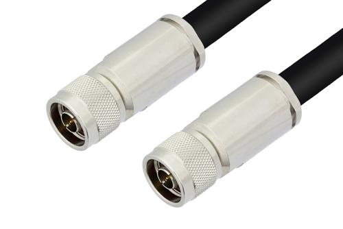 N Male to N Male Low Loss Cable Using LMR-500-UF Coax