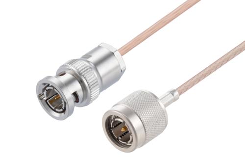 75 Ohm TNC Male to 75 Ohm BNC Male Cable Using 75 Ohm RG179 Coax