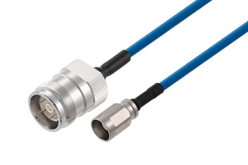 4.3-10 Female to NEX10 Male Low PIM Cable Using TFT-5G-402 Coax with Times Microwave Components