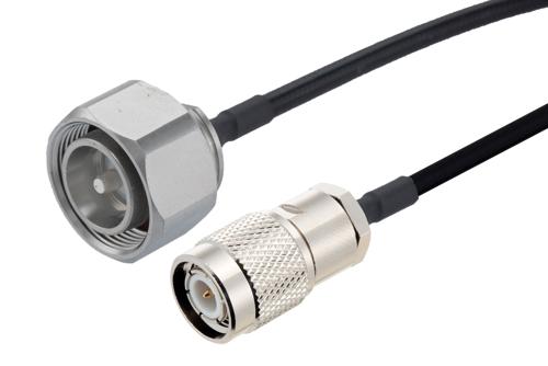 TNC Male to 4.3-10 Male Cable Using PE-SR402FLJ Coax