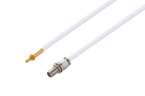 SSMB Jack Bulkhead to SMA Female Bulkhead Cable Using RG188-DS Coax