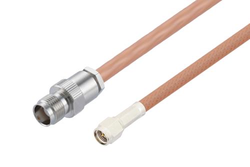 TNC Female to SMA Male Cable Using RG400 Coax