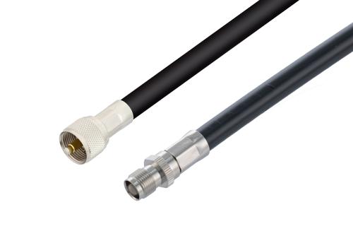 TNC Female to UHF Male Low Loss Cable Using LMR-400 Coax