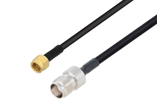 2.92mm Male to TNC Female Cable Using PE-SR402FLJ Coax