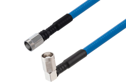 NEX10 Male to NEX10 Male Right Angle Low PIM Cable Using SPP-250-LLPL Coax