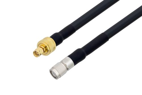 TNC Male to SMA Male Cable Using TCOM-400 Coax with HeatShrink