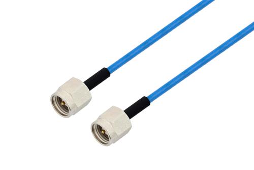 SMA Male to SMA Male Cable Using PE-P086HF Coax, 18 GHz