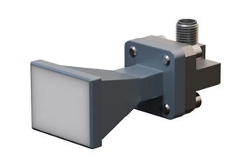 WR-28 Standard Gain Horn with 15 dBi Gain, 2.92mm Female Connector with Weather Resistant Radome Cover