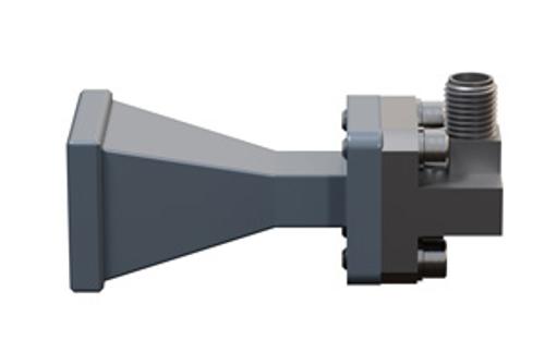 WR-28 Standard Gain Horn with 15 dBi Gain, 2.92mm Female Connector with Weather Resistant Radome Cover