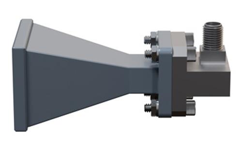 WR-42 Standard Gain Horn with 15 dBi Gain, 2.92mm Female Connector with Weather Resistant Radome Cover
