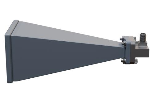 WR-42 Standard Gain Horn with 20 dBi Gain, 2.92mm Female Connector with Weather Resistant Radome Cover