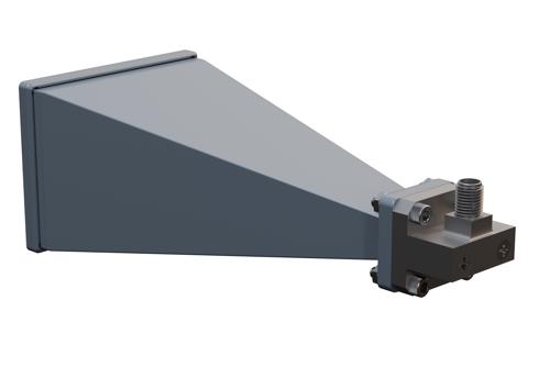 WR-42 Standard Gain Horn with 20 dBi Gain, 2.92mm Female Connector with Weather Resistant Radome Cover