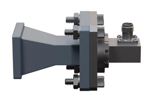WR-51 Standard Gain Horn with 10 dBi Gain, SMA Female Connector with Weather Resistant Radome Cover
