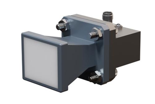 WR-62 Standard Gain Horn with 10 dBi Gain, SMA Female Connector with Weather Resistant Radome Cover