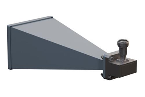 WR-62 Standard Gain Horn with 20 dBi Gain, N Female Connector with Weather Resistant Radome Cover