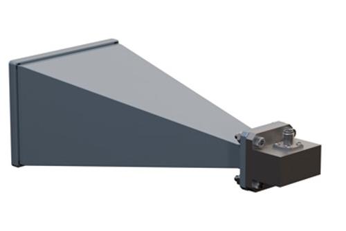 WR-62 Standard Gain Horn with 20 dBi Gain, SMA Female Connector with Weather Resistant Radome Cover