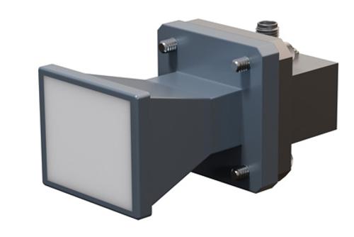 WR-75 Standard Gain Horn with 10 dBi Gain, SMA Female Connector with Weather Resistant Radome Cover
