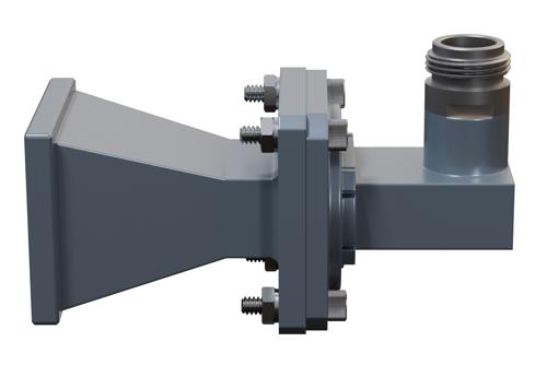 WR-90 Standard Gain Horn with 10 dBi Gain, Type N Female Connector with Weather Resistant Radome Cover