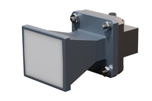 WR-90 Standard Gain Horn with 10 dBi Gain, SMA Female Connector with Weather Resistant Radome Cover