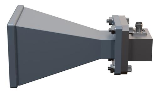 WR-90 Standard Gain Horn with 15 dBi Gain, SMA Female Connector with Weather Resistant Radome Cover