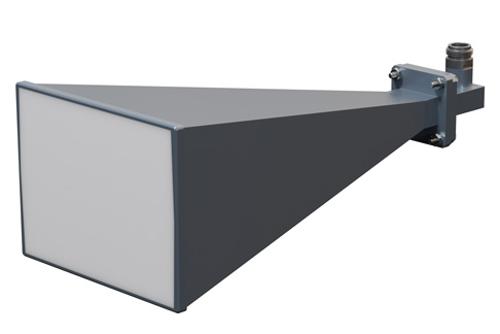 WR-90 Standard Gain Horn with 20 dBi Gain, Type N Female Connector with Weather Resistant Radome Cover