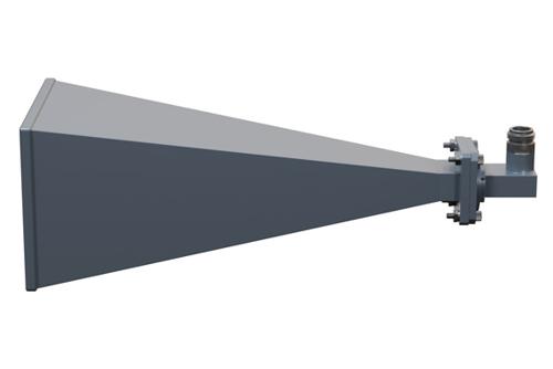 WR-90 Standard Gain Horn with 20 dBi Gain, Type N Female Connector with Weather Resistant Radome Cover