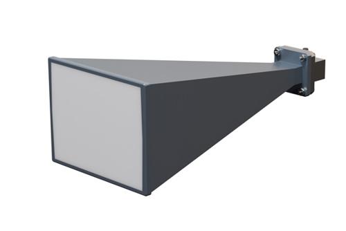 WR-90 Standard Gain Horn with 20 dBi Gain, SMA Female Connector with Weather Resistant Radome Cover