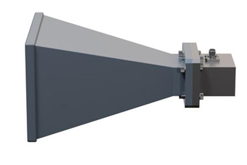 WR-159 Standard Gain Horn with 15 dBi Gain, SMA Female Connector with Weather Resistant Radome Cover