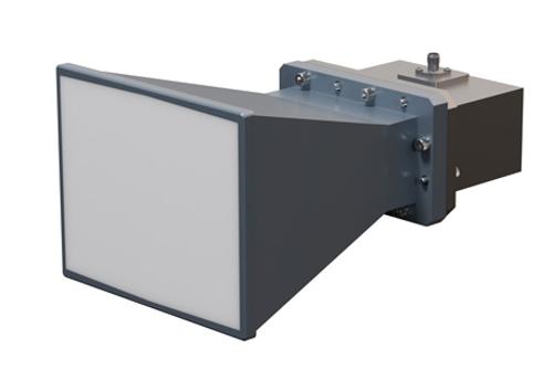 WR-284 Standard Gain Horn with 10 dBi Gain, SMA Female Connector with Weather Resistant Radome Cover