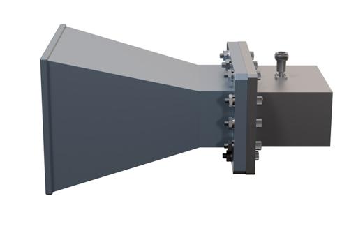 WR-430 Standard Gain Horn with 10 dBi Gain, N Female Connector with Weather Resistant Radome Cover