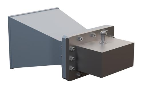 WR-430 Standard Gain Horn with 10 dBi Gain, N Female Connector with Weather Resistant Radome Cover