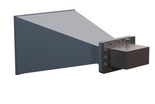 WR-430 Standard Gain Horn with 15 dBi Gain, N Female Connector with Weather Resistant Radome Cover