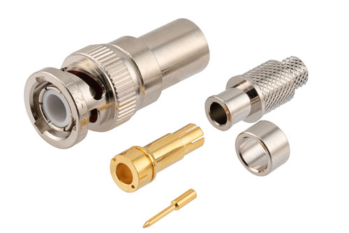 78 Ohm TRB Plug 1553 Connector Crimp/Solder Attachment for 30-02003, TWC-78-1,