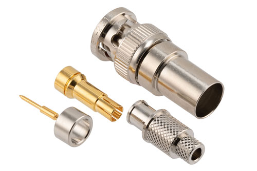 78 Ohm TRB Plug 1553 Connector Crimp/Solder Attachment for 30-02003, TWC-78-1,