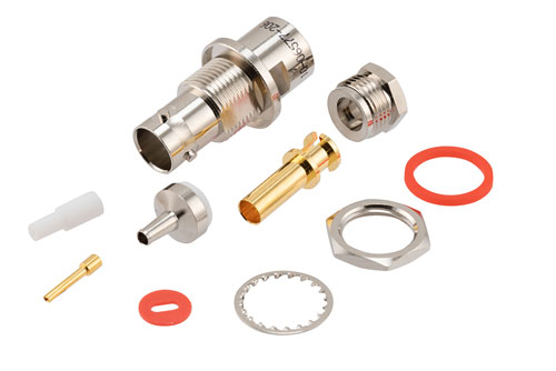 78 Ohm TRB Jack 1553 Connector Crimp/Solder Attachment for 30-02002, TWAC-78-1F2,