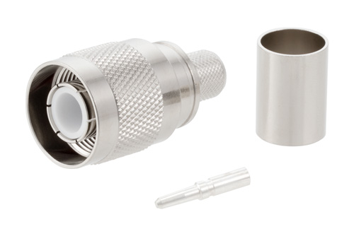 SC Male Connector Crimp/Solder Attachment for RG214, RG9, RG225, RG393