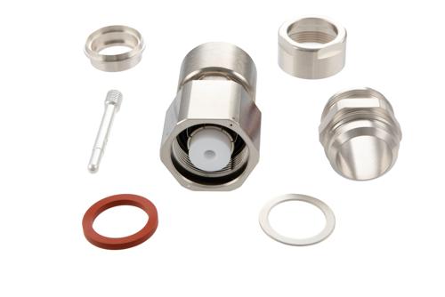 LC Male Connector Clamp/Solder Attachment for RG218, RG219, RG17