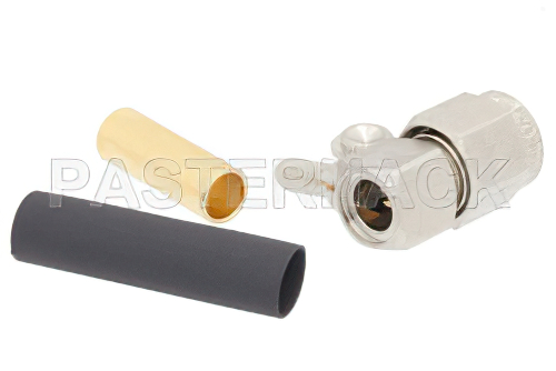 SMA Male Right Angle Connector Solder Attachment for RG188-DS, RG316-DS