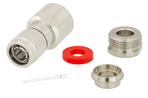 75 Ohm TNC Male Connector Clamp/Solder Attachment For RG6