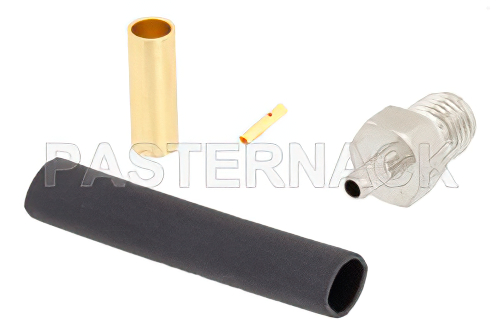 SMA Female Connector Solder Attachment for RG188-DS, RG316-DS