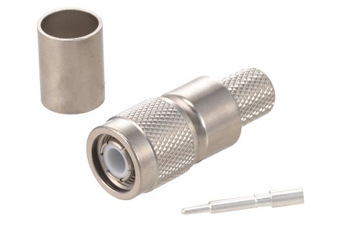 TNC Male Connector Crimp/Solder Attachment for PE-C400, PE-B400, PE-B405, LMR-400, LMR-400-DB, LMR-400-UF, 0.400 inch