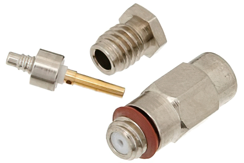 10-32 Female Connector Clamp/Solder Attachment for RG178, RG196