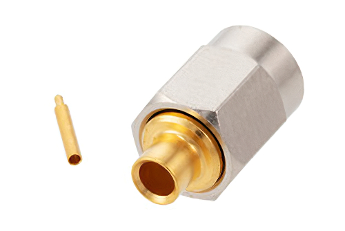 SSMA Male Connector Solder Attachment for PE-SR405AL, PE-SR405FL, PE-SR405FLJ, RG405