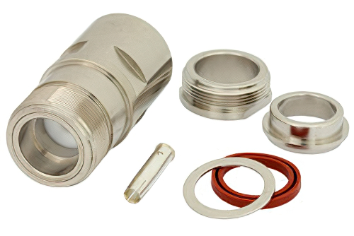 LC Female Connector Clamp/Solder Attachment for RG17, RG218, RG219