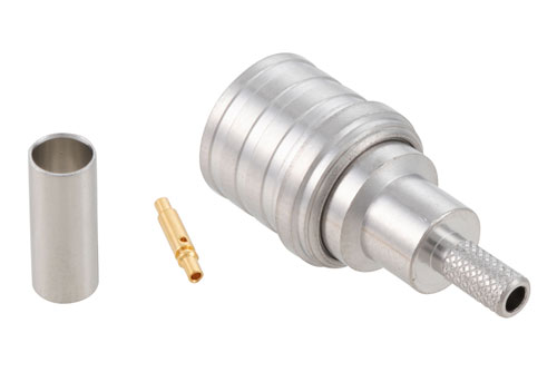 QMA Male Connector Crimp/Solder Attachment for RG174, RG316