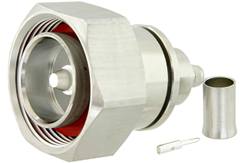 7/16 DIN Male Connector Crimp/Solder Attachment For PE-C240, LMR-240, RG8X