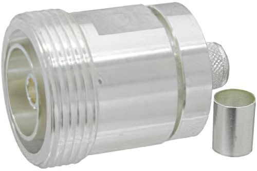 7/16 DIN Female Connector Crimp/Solder Attachment For PE-C600, LMR-600