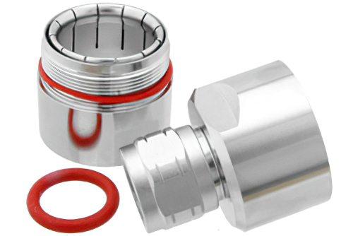 N Male Connector Clamp/Solder Attachment For 7/8 inch Annular