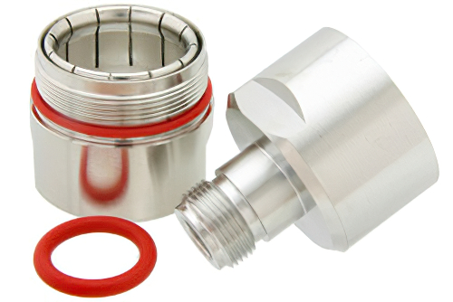 N Female Connector Clamp/Solder Attachment For 7/8 inch Annular