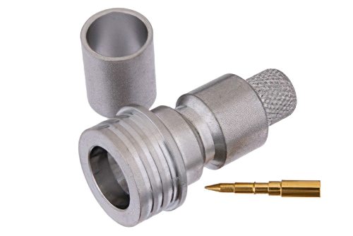 QN Male Connector Crimp/Solder Attachment For RG213, RG215